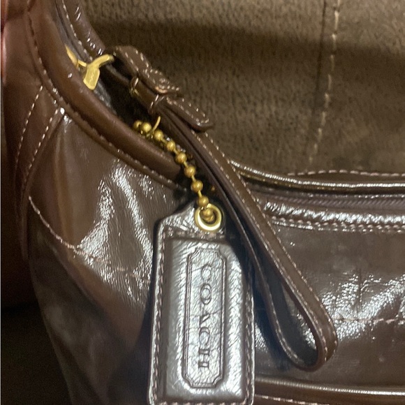 NWOT Authentic Vintage Hobo COACH original Dark Brown & Matching Logo Wallet - Picture 14 of 14